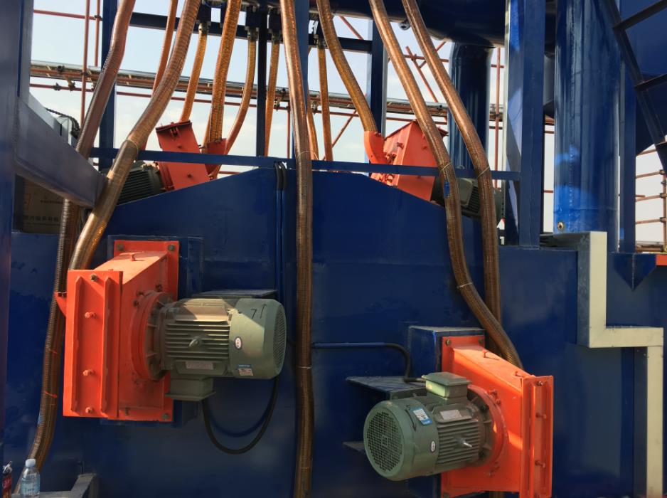 江蘇拋丸機除銹設備 發往徐州通過式拋丸機拋丸器如何調整?